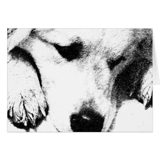 Je ne pensais pas Card (Devant horizontal)