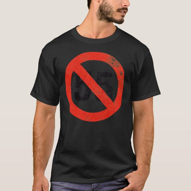 JE NE PEUX PAS CONDUIRE 55 T-shirt classique (Devant)