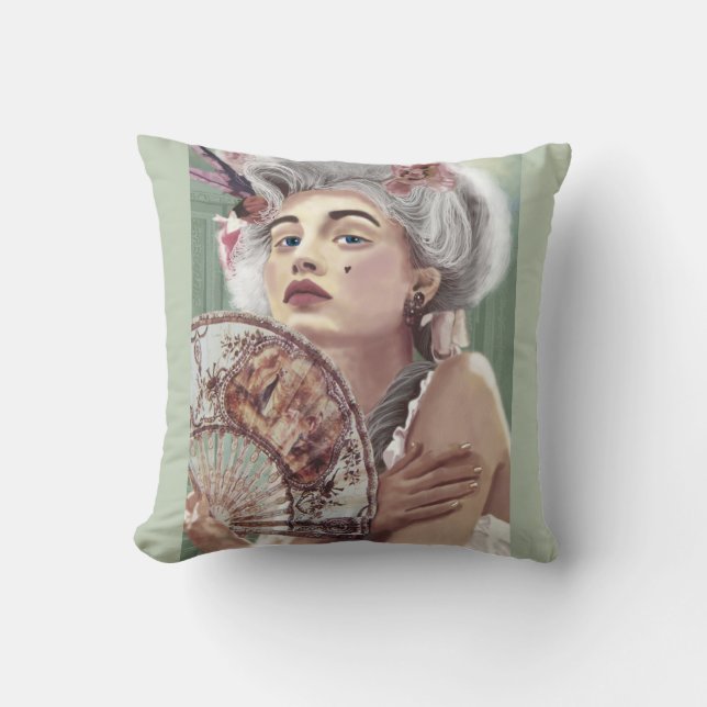 Je Ne Regrette Rien Throw Pillow (Front)