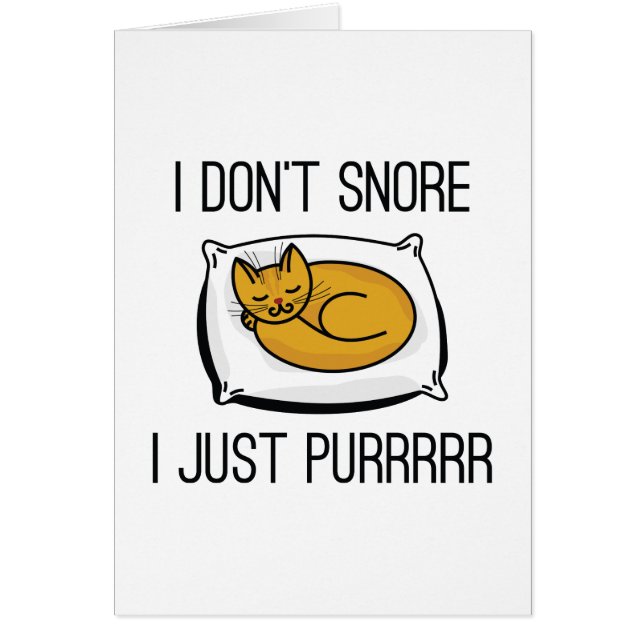 Je ne ronfle pas (Devant)