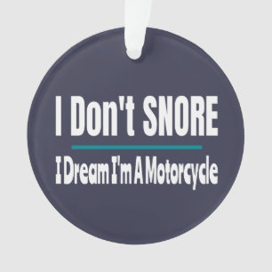 Je ne ronfle pas Je suis une moto qui dort