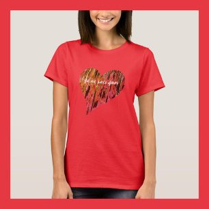 Je Ne Sais Quoi Red Heart Chic T-Shirt