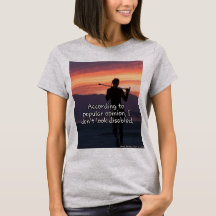 Je ne semble pas le T-shirt handicapé