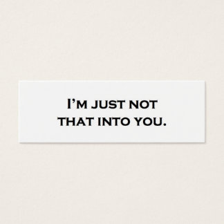 Je ne suis juste pas ça en toi.