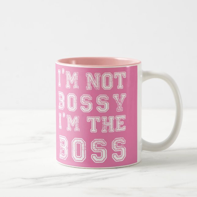 Je ne suis pas Bossy Mug (Droit)