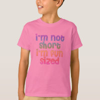 Je ne suis pas court je suis T-shirt de base de
