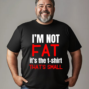 Je ne suis pas gros - Drôle T-Shirt Design