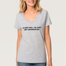 Je NE SUIS PAS SHY, t-shirt femme