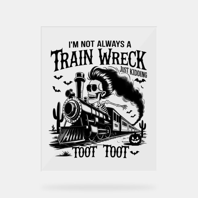Je ne suis pas toujours une épave de train Hallowe (Recto)