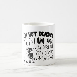 Je ne suis pas très réservé, j'ai un mug fantôme A