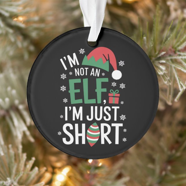 Je ne suis pas un elfe juste un court Noël drôle N (Arbre)