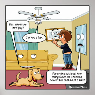 Je ne suis pas un fan Punny Poster