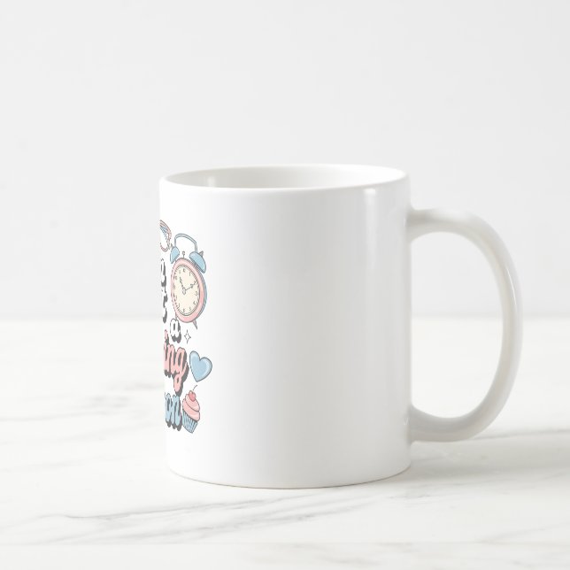 Je ne suis pas un matin personne café Mug (Droite)