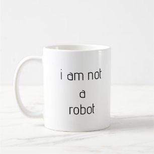 je ne suis pas un robot mug