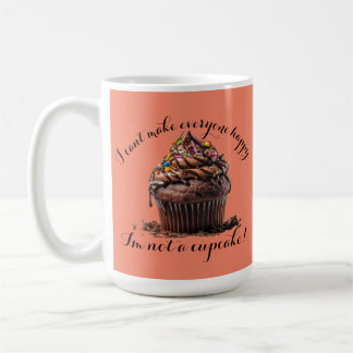 Je ne suis pas une Mug de Café Cupcake