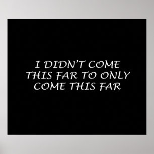 Je ne suis pas venu cette affiche lointaine