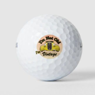 "Je ne suis pas vieux"...drôles de balles de golf