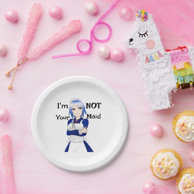 Je ne suis pas votre assiette en carton de bonne (Fête)
