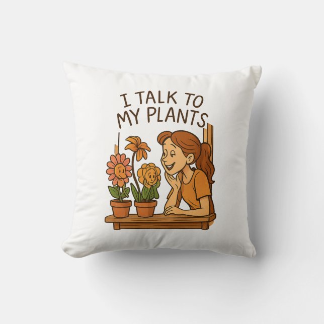 Je parle à mon oreiller à lancer Plante (Recto)
