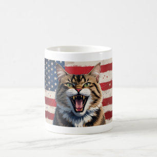 Je parle de liberté - Mug de chat patriotique