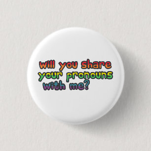 Je partagerai vos pronouns avec mon badge de drape