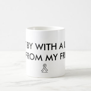 "Je passe…" tasse de citation