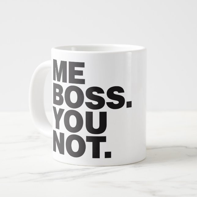 JE PATRON VOUS tasse de café non enorme (Devant gauche)