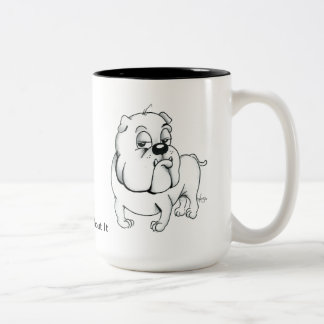Je pense cela la tasse de café de bouledogue
