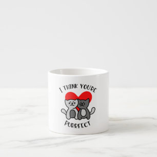 Je pense que tu es Purrfect Expresso Mug