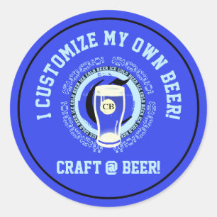 Je Personnaliser mon propre Sticker rond classique
