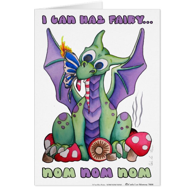 Je peux dragon mignon de bébé de la fée NOM NOM (Devant)