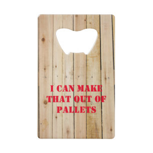 JE PEUX FAIRE ÇA À PARTIR DE PALETTES