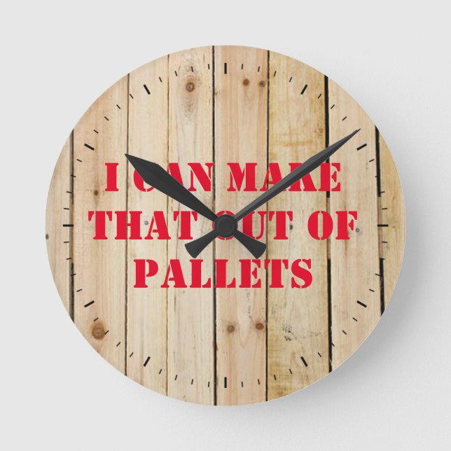 JE PEUX FAIRE ÇA À PARTIR DE PALETTES TOUR HORLOGE (Recto)