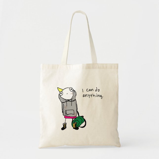 "Je peux faire n'importe quoi" sac (Devant)