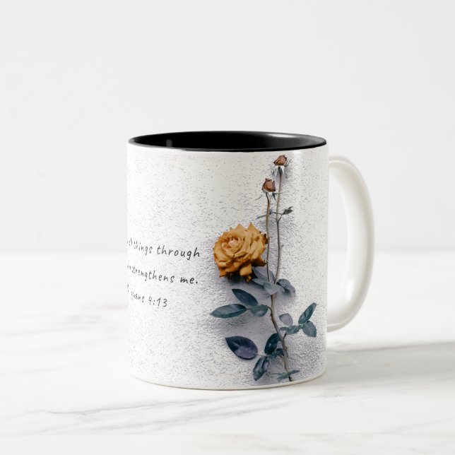 Je Peux Faire Toutes Les Choses Mug (Devant droit)