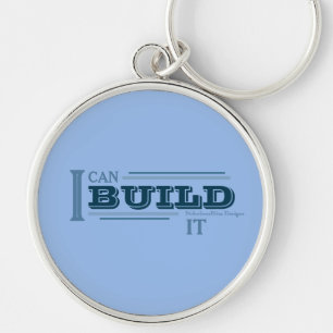 Je peux le construire (Bleu) Porte-clés