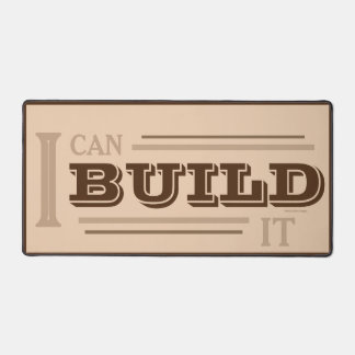 Je peux le CONSTRUIRE ! Tapis de bureau (Tanné)