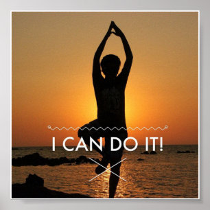 Je Peux Le Faire - Poster Motivationnel