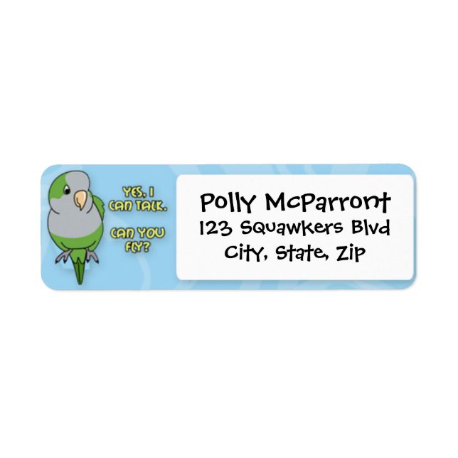 Je Peux Parler Quaker Parakee (Devant)