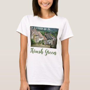 Je préfère être T-shirt vert à la griffe