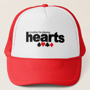 Je préfère jouer aux coeurs casquette - choisir la