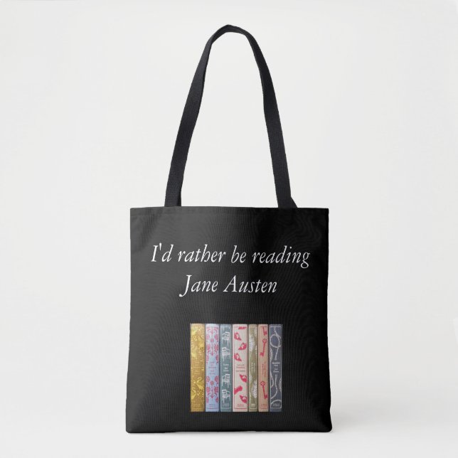 Je préfère lire le sac fourre-tout de Jane Austen (Devant)