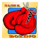 Je préférerais être une affiche de boxe