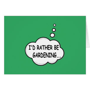 Je préférerais être vert jardinage
