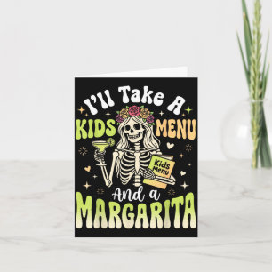 Je prendrai un menu enfant et une margarita