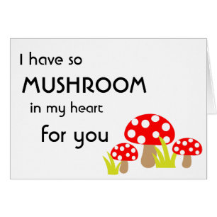 Je prends ainsi le champignon à mon coeur pour