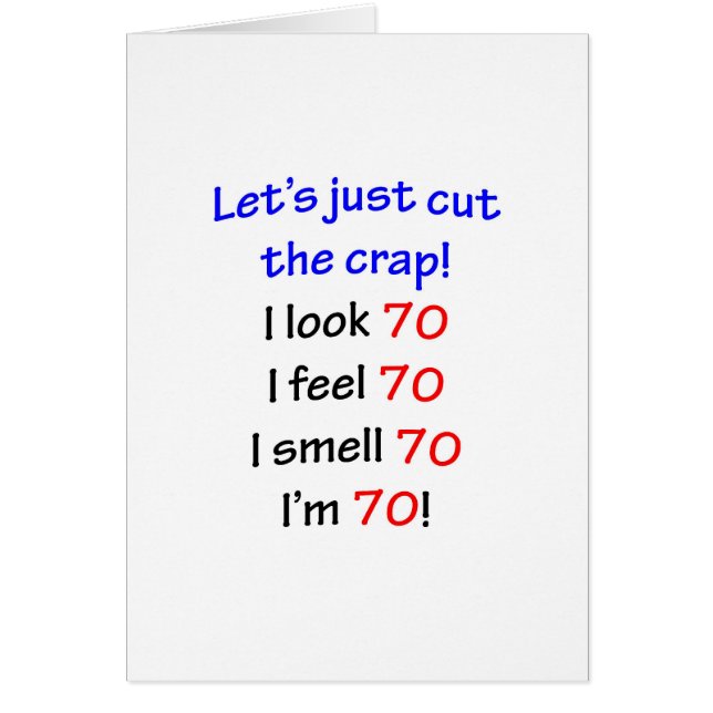 Je regarde 70, je sens 70, je sens 70, j'ai 70 ans (Devant)