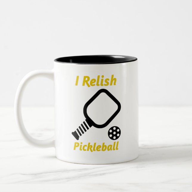 Je Relish Pickleball Coffee Mug (Gauche)