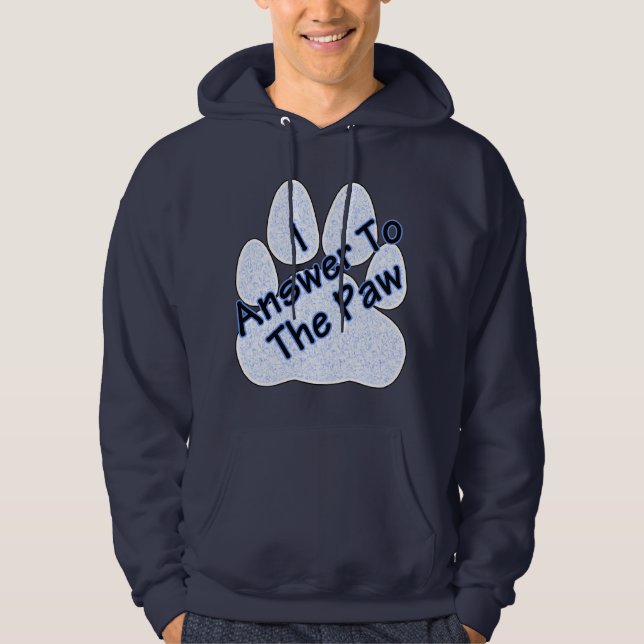 Je Réponds À La Paw On Paw Men's Sweat - shirt à c (Devant)