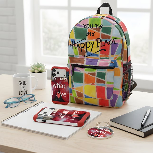 "Je sais ce que j'aime" – Conception sur le thème  (Streamline your "Sacred Rhythm" with the ultimate coordinated set. From your phone to your backpack,)